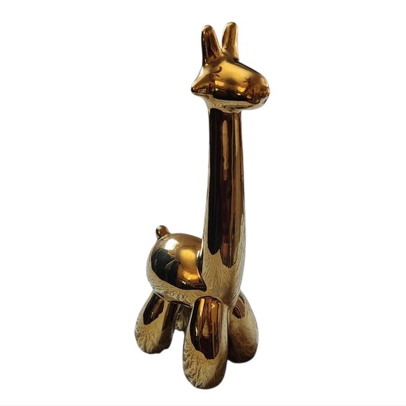 Giraffe Gold Color Balloon Animal Decor - Picture 1 of 9